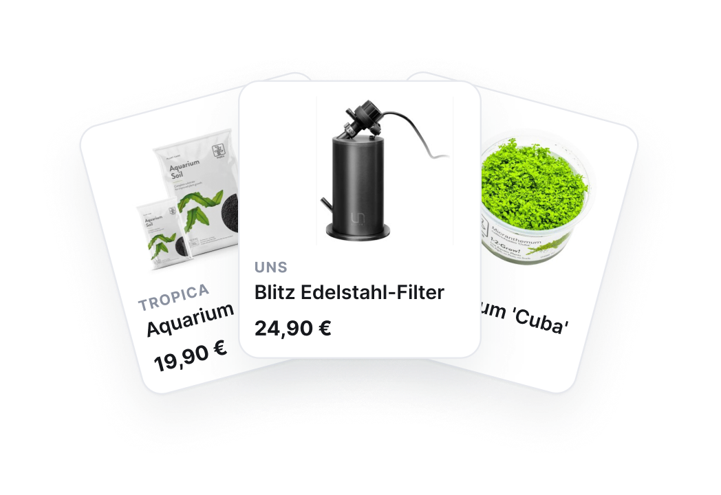 Produktkarten aus dem ScapeScout-Sortiment
